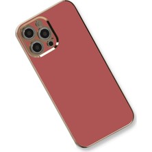  iPhone 12 Pro Max Kılıf Volet Silikon - Kırmızı Nemere