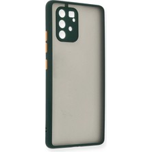  Samsung Galaxy A91 / S10 Lite Kılıf Montreal Silikon Kapak - Yeşil Nemere