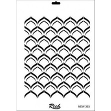 Decostyle Rich New Seri N-393 Stencil 35X25 cm