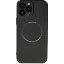  iPhone 14 Pro Kılıf Jack Magneticsafe Lens Silikon - Siyah Nemere