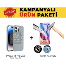 Techno Guru iPhone 14 Pro Max Magsafe Kılıf ve Ekran Koruyucu Içerikli Ekonomik Paket