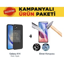 Mobify Samsung Galaxy A14 Pastel Renkli Magsafe Kılıf ve Ekran Koruyuculu Ekonomik Paket