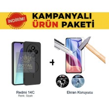 Techno Guru Redmi 14C Magsafe Kılıf ve Ekran Koruyucu Içerikli Ekonomik Paket