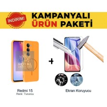 Techno Guru Redmi 15 Magsafe Kılıf ve Ekran Koruyucu Içerikli Ekonomik Paket
