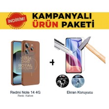 Mobify Redmi Note 14 4g Pastel Renkli Magsafe Kılıf ve Ekran Koruyuculu Ekonomik Paket