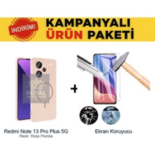 Mobify Redmi Note 13 Pro Plus 5g Pastel Renkli Magsafe Kılıf ve Ekran Koruyuculu Ekonomik Paket