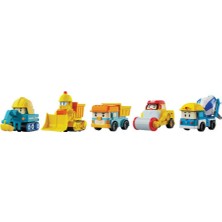tp Poli Mini Inşaat Araçları 5'li Set