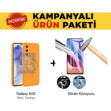 Samsung Galaxy A55 Magsafe Kılıf ve Ekran Koruyucu Içerikli Ekonomik Paket