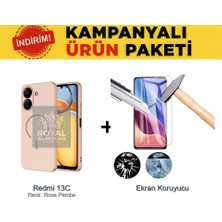Techno Guru Redmi 13C Magsafe Kılıf ve Ekran Koruyucu Içerikli Ekonomik Paket