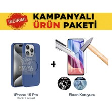 Techno Guru iPhone 15 Pro Magsafe Kılıf ve Ekran Koruyucu Içerikli Ekonomik Paket