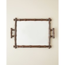 English Home Alvin Polyresin Dekoratif Tepsi 32X46 cm Kahve