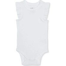Tiffany Kız Bebek Body Çıtçıtlı Bisiklet Yaka Atlet