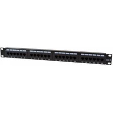 Uranium P24UTP PP-UC6-2524 Cat6 24 Port Dolu Patch Panel