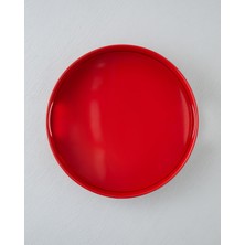 English Home Simplex Metal Tepsi 37 cm Kırmızı