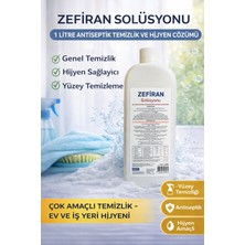Zefiran Solüsyonu 1 Litre Antiseptik Temizlik Hijyen Amaçlı Çok Amaçlı Solüsyon 1 Adet