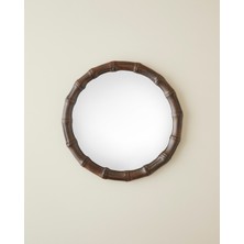 English Home Mira Polyresin Ayna 22X22 cm Kahve