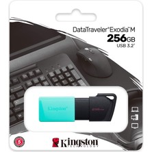 DTXM/256GB USB 3.2 Data Traveler Exodia M Flash Disk (Siyah-Yeşil)