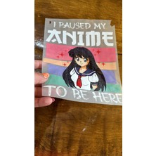 Gönülden Tasarım 23X20 cm Ütü Ile Yapışan Anime Kot Tişört Transfer Baskı Arma