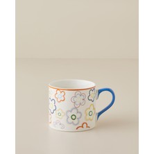 English Home Bright Flowers New Bone China Kupa 350 ml Renkli