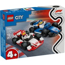 LTG Nova Mey Ithalat® 60464 City F1 Williams Racing Haas F1 Yarış Arabaları 92 Parça +4 Yaş
