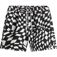 VN000SQDY281 Vans Primary Iı Elastic Printed Boardshort Erkek Mayo Siyah