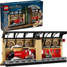 LTG Nova Mey Ithalat® 76450 Harry Potter - Kitaplık Dekoru: Hogwarts Ekspresi 832 Parça +10 Yaş