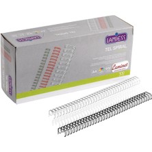 Lamiess 2:1 Tel Spiral Şeffaf 50'Li 5/8'' Kapasite ile Dayanıklı Ciltleme Fonksiyonu