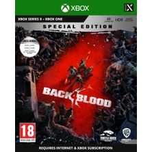 Warner Bros Back 4 Blood Steelbook Aksiyon Oyun Xbox One Platformunda Multiplayer Desteği ile Eğlenceli Deneyim