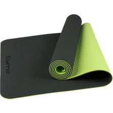 Gymo Ekolojik 6 mm Tpe Yoga Matı Neon Yeşili 1 Adet Hafif ve Kaymaz Yüzey ile Çevre Dostu