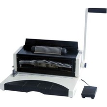 Sarff S-1001 Helezon Cilt Makinesi Geniş Çalışma Tablası ve Atık Haznesi ile Kullanıcı Dostu