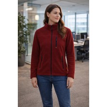 Luxic Core Erkek Dik Yaka Fermuarlı Polar Ceket – Günlük Kullanıma Uygun, Sıcak Tutan, Cepli Polar Mont