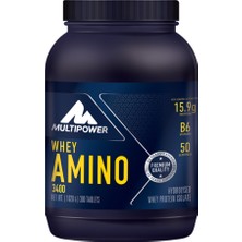 Multipower Whey Amino 3400 300 Tablet B6 Vitamini İçeren Amino Asit Takviyesi