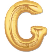 Go İthalat G Harf Folyo Balon Altın Renk  40 Inç (5491)