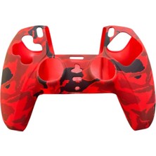 Byoztek Ps5 Dualsense Kamuflaj Desenli Koruyucu Silikon Kılıf Gamepad