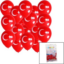 Go İthalat Bayraklı Balon  10 Inç - 26CM - 100PCS (5491)