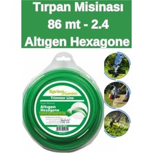 Kl Home Hexagone Tırpan Misinası 2.4 mm x 86 Metre Altıgen-Hexagone 86MT