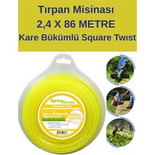 Kl Home Square Twist Tırpan Ot Biçme Misinası 2,4 x 86 Metre