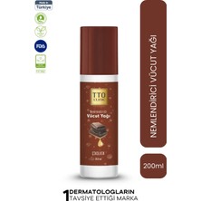 TTO Clinic Vücut Yağı Çikolata 200 ml –Nemlendirici Besleyici Yumuşatıcı