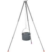 Nurgaz Teleskobik Alüminyum Gövdeli Üç Ayak Izgara Hafif ve Taşınabilir Dış Mekan Ekipmanı