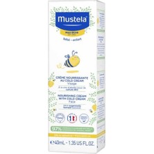 Mustela Besleyici Yüz Kremi 40 ml Cold Cream İçeren Nemlendirici Kuru Ciltler İçin Özel Formül