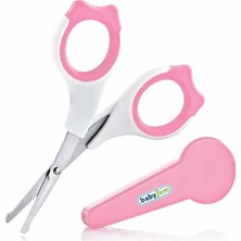 Babyjem Pembe Bebek Tırnak Makası Kılıflı Güvenli Kullanım İçin Yuvarlatılmış Uçlar