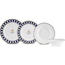 Karaca x Fenerbahçe Forever Bone 24 Parça 6 Kişilik Yemek Takımı