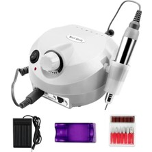 AyrStore Buğz Profesyonel Elektrikli Freze Tırnak Parlatıcı Törpü Manikür Pedikür Makinesi Point Powe