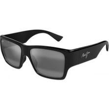 Maui Jim MJ 0614S 001 02 57 Polarize Unisex Kare Siyah Kemik Güneş Gözlüğü