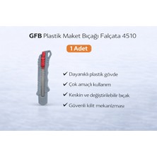 Epilons Gfb Plastik Maket Bıçağı Falçata 4510 Profesyonel Maket Bıçağı 1 Adet