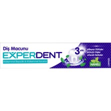 Experdent Naneli Diş Macunu 125 ml Mükemmel Beyazlık ve Koruma Özelliği ile Ferah Nefesler