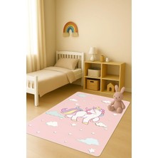 Dolce Mariee Modern Dijital Baskı Kaymaz Taban Çocuk ve Genç Odası Halısı H0775