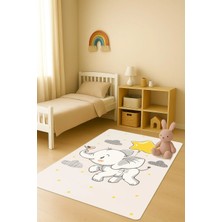 Dolce Mariee Modern Dijital Baskı Kaymaz Taban Çocuk ve Genç Odası Halısı H0797