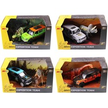 Indispensablely 6843-2D - Çekbirak Araba Di̇nazor Fi̇gürlü Kutulu 4