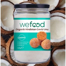 Indispensablely Wefood Organik Hindistan Cevizi Unu 320 gr